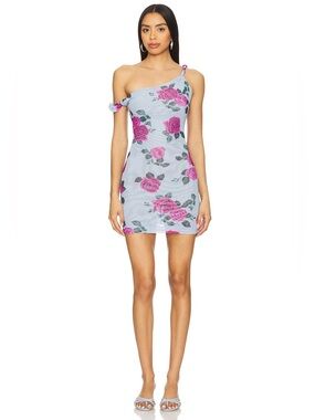 Good American Mesh Twist Midi Dress